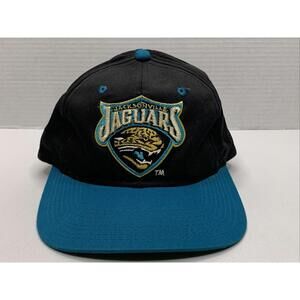 Vintage Sports Specialties Jacksonville Jaguars Black/Team NFL Snapback Hat P118